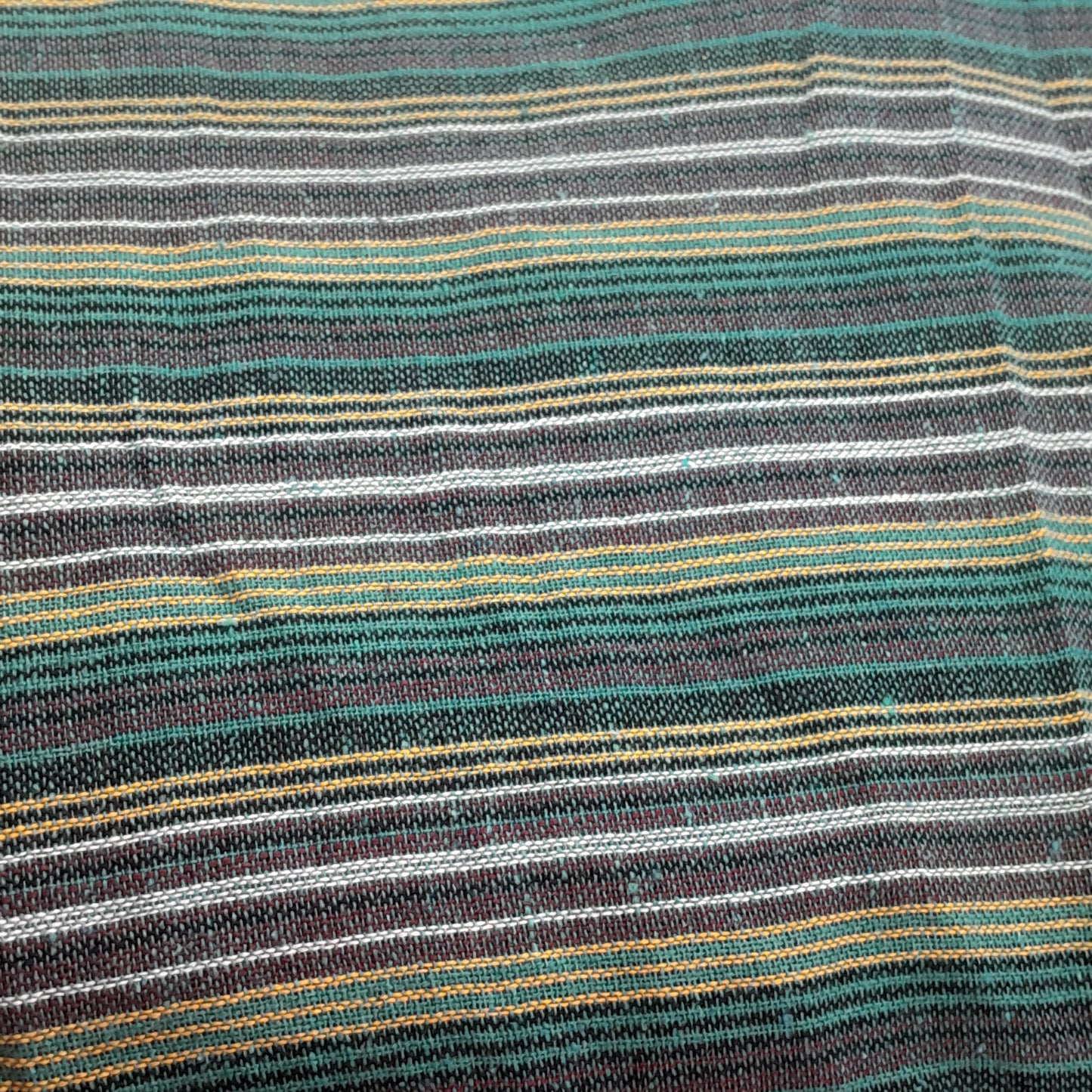 Green Striped Cotton Harem Pants – Breathable, Boho Style